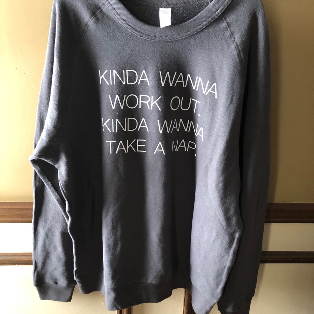 Alternative M Gray Crew Neck Sweatshirt